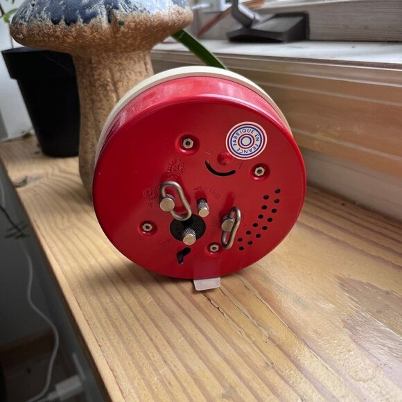 Vintage Walt Disney Bayard France Mechanical Alarm Clock Mickey Minnie Mouse - Picture 3 of 4